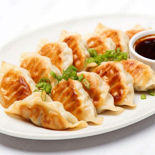 K-6 ຂົ້ວເປ້ຍ Fried Dumpling  군만두